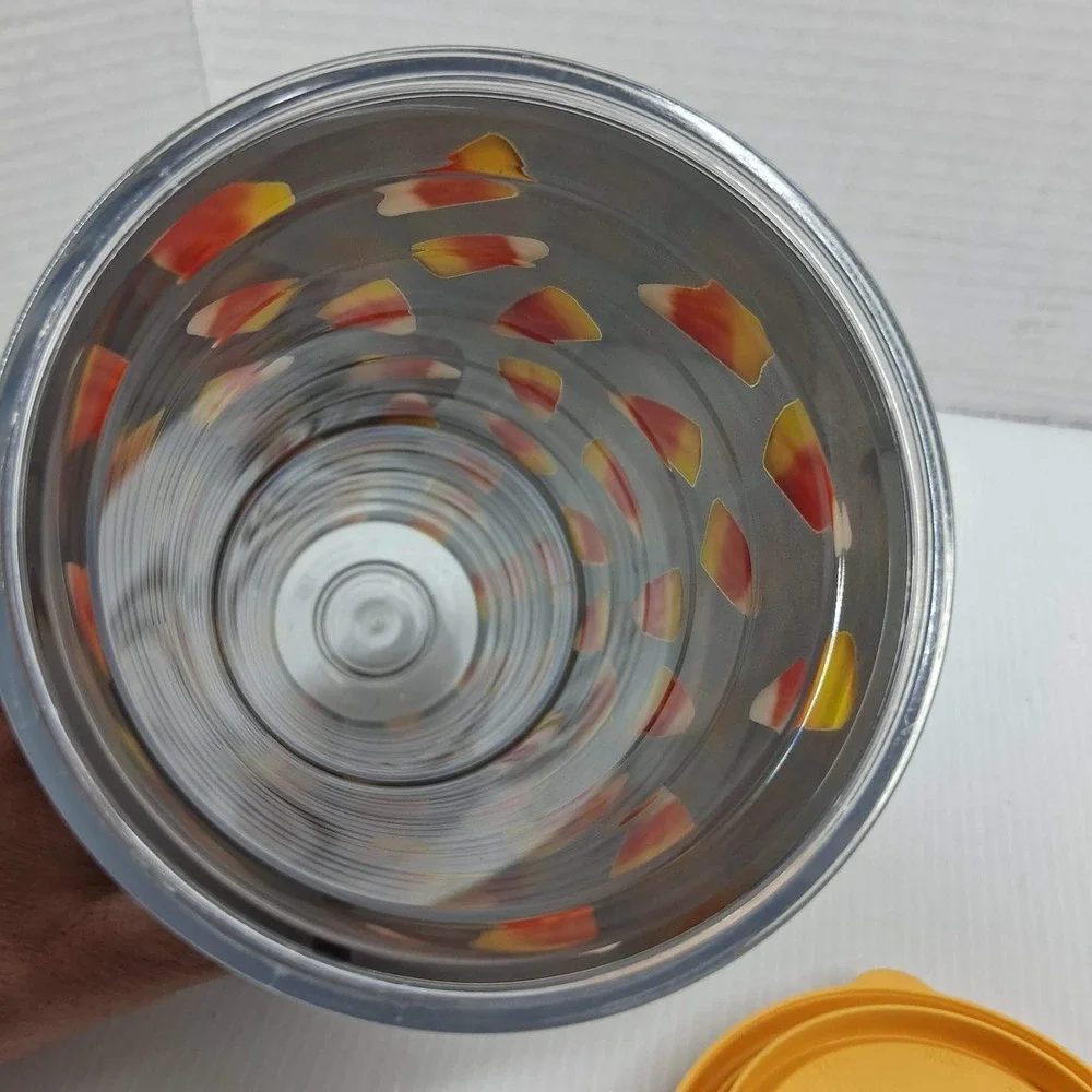 Tervis Candy Corn‎ Insulated Tumbler 24oz Halloween Fall Travel Mug with Lid